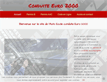 Tablet Screenshot of conduiteeuro2000.com